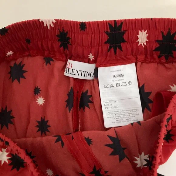 RED Valentino printed silk shorts - Picture 8 of 13